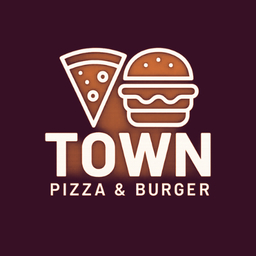 Town Pizza & Burger logo.